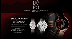 Desktop Screenshot of dero-joaillier.fr